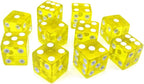 GSHLLO 200 Pcs 5mm Small 6 Sided Mini Plastic Clear Acrylic Dice - Image 2