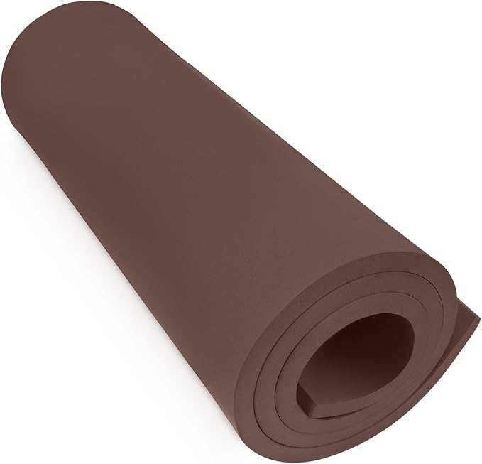 Do²ping Brown Eva Foam Sheets Roll, 10mm EVA Craft Foam 39''x13.9'' High by Do%C2%B2ping