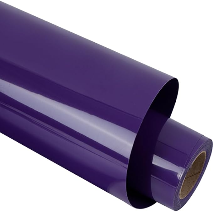 guangyintong Purple Heat Transfer Vinyl HTV Rolls, Glossy Surface HTV Vinyl by guangyintong