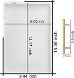 RESINWORLD 14" x 9" x 0.5" XL Large Rectangle Mold, Deep Serving Tray Mold - Image 2