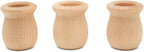 Bean Pot Candle Cups, 1-5/8 Inch, 29/32 Inch Hole, Wood Turnings - Image 4