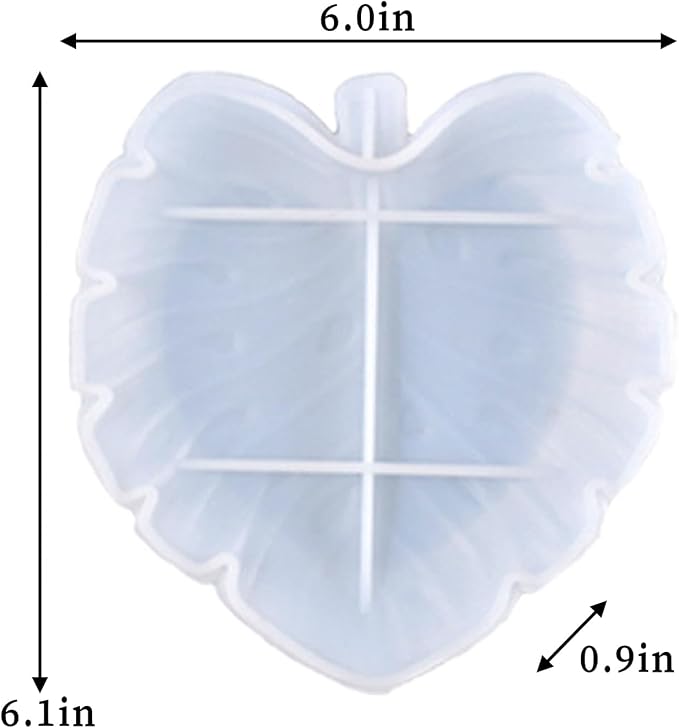 Wehous Leaf Silicone Molds for Resin Tropical Leaves Resin Tray Mold for Epoxy - Image 3