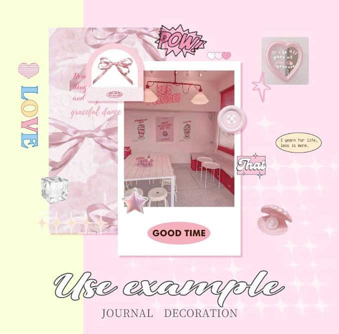 Girl's Korean Retro Sticker Book, Dessert Party Theme - Image 4