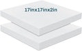 Frienda 2 Pack 2" x 17" x 17"Upholstery High Density Foam Cushion Replacement by Frienda