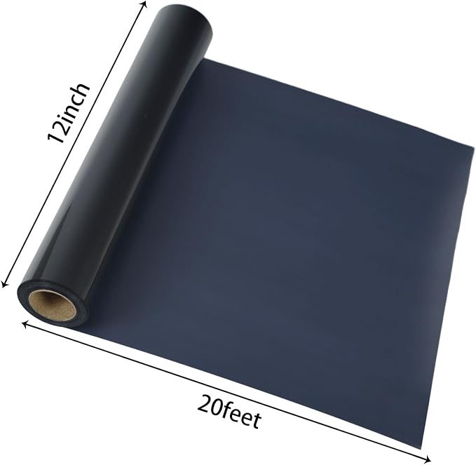 guangyintong Black Puff Heat Transfer Vinyl HTV Rolls - Image 3