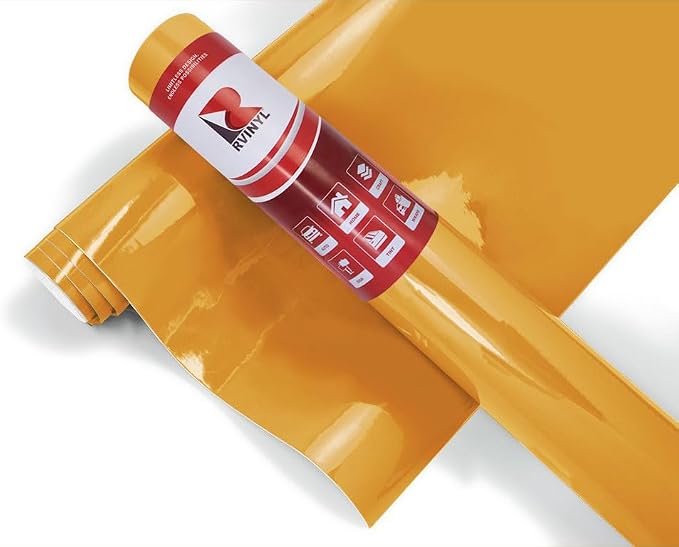 3M Harvest Gold Cast Adhesive Vinyl 12in x 5ft by Rvinyl