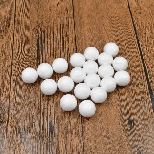 hesmartly 50-Pack 1Inch White Craft Balls - Image 2