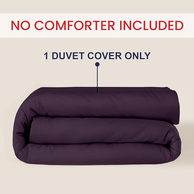 Kotton Culture 1 Pc Duvet Cover Queen Size/Full Size-100% Egyptian Cotton 600 - Image 2