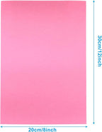 6 Pcs 8 x 12 Inch Pink Felt Sheets, 2mm Thick | - Image 3