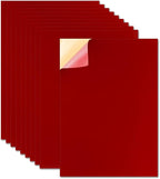10 PCS Self Adhesive Felt Sheets, 8.3" x 11.8" Velvet Flock Backing Paper Liner by Tenalleys