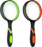 Leffis 2 Pack 10X Magnifying Glass by Leffis