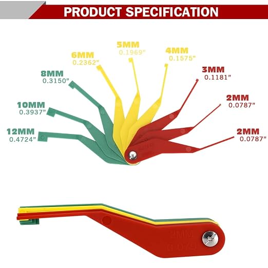 5 Pack Brake Pad Measure Tool - Image 2