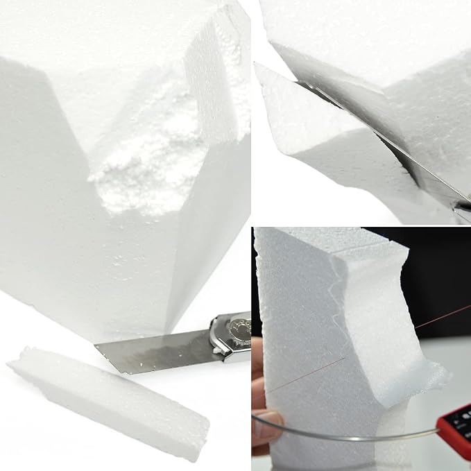 Blue Handcart Craft Foam Rectangle Sculpting Block - Image 4
