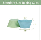 Silicone Baking Muffin Cups 12 Pack, Reusable Cupcake Liners Cake Molds - Image 7