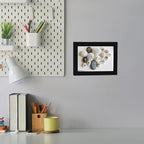 HD Glass Wooden Black Hollow Photo Frame, 4x6 Shadow Box Frame, Seashell - Image 2