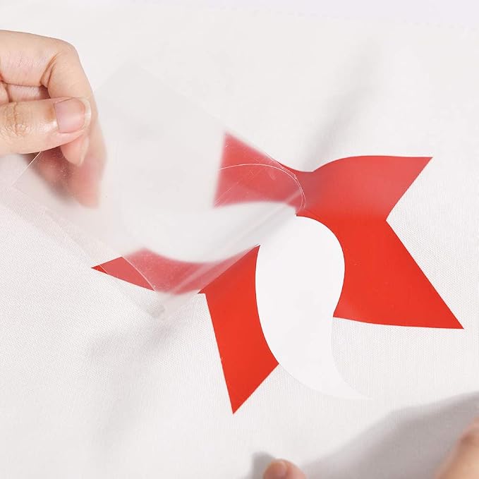 FUNKAKA Red HTV Heat Transfer Vinyl Rolls, Adhesive Vinyl - Image 3