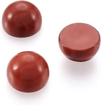 FASHEWELRY 100Pcs Natural Red Jasper Cabochons Flat Back Gemstone Cabochons 4mm - Image 7