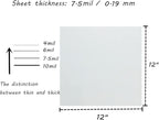 BANLTRE 15 Pieces 7.5 mil Transparency Blank Template Material Stencils Mylar - Image 2