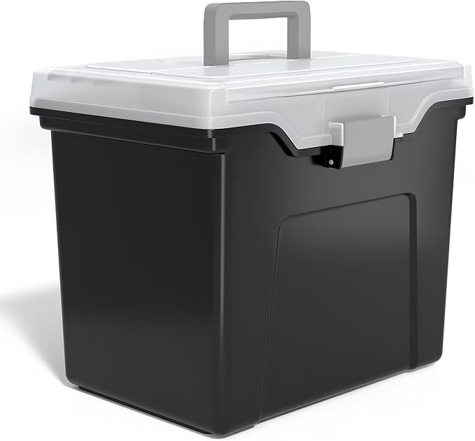 STAPLES File Box File Portable Tote, Letter Size - Image 8