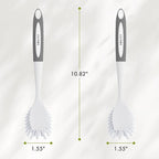 Amazer Dish Brush with Handle, 2 Pack Kitchen Scrub Brushes - Image 4