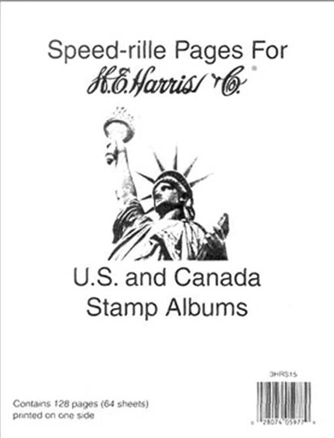 H.E. Harris & Co. United States and Canada Postage Stamp Album Blank by Unknown