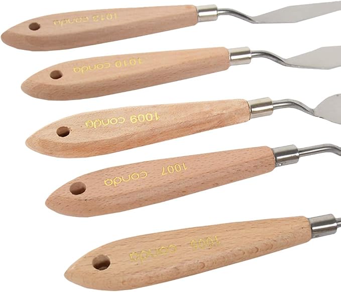 CONDA 11 Piece Stainless Steel Spatula Palette Knife Professional Palette Knife - Image 3