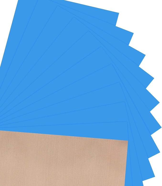 JANDJPACKAGING Sky Blue Heat Transfer Vinyl by JANDJPACKAGING