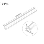 MECCANIXITY 2pcs Acrylic Square Rods 13/16" x 10" Clear Acrylic Dowel Rods - Image 2