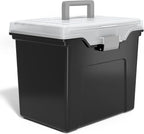 STAPLES File Folder Tote, Portable Filing Box by Staples