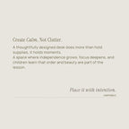 CAALMA Kids Table and Chair Set, Solid Wood - Image 9