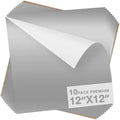 Dysania Silver Heat Transfer Vinyl, 10 Pack 12 x 12in Silver HTV Vinyl | Iron by Dysania