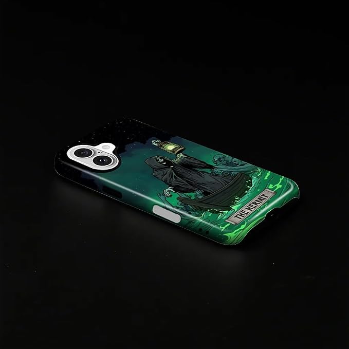 ZHEGAILIAN Case for iPhone 16, The Hermit Night Skull Durable Shockproof - Image 2