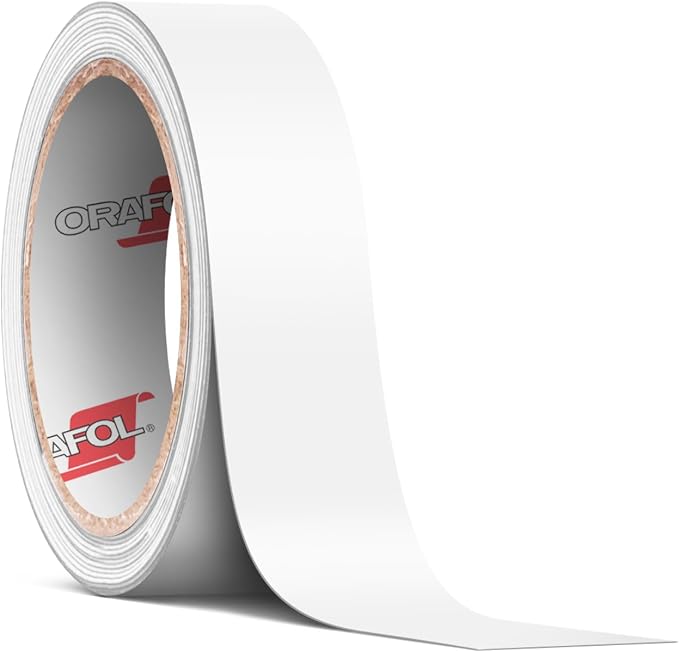 ORACAL 651 Matte White Permanent Vinyl Tape Roll – Premium Adhesive Film by Orafol