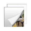 2 Pcs 8 x8 Inch Acrylic Mirror Sheet, 1/8 Inch Thick Opaque Glossy Mirror by CEUQIESO