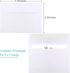 50 Packs 5x7 Envelopes, Self Seal - Image 2