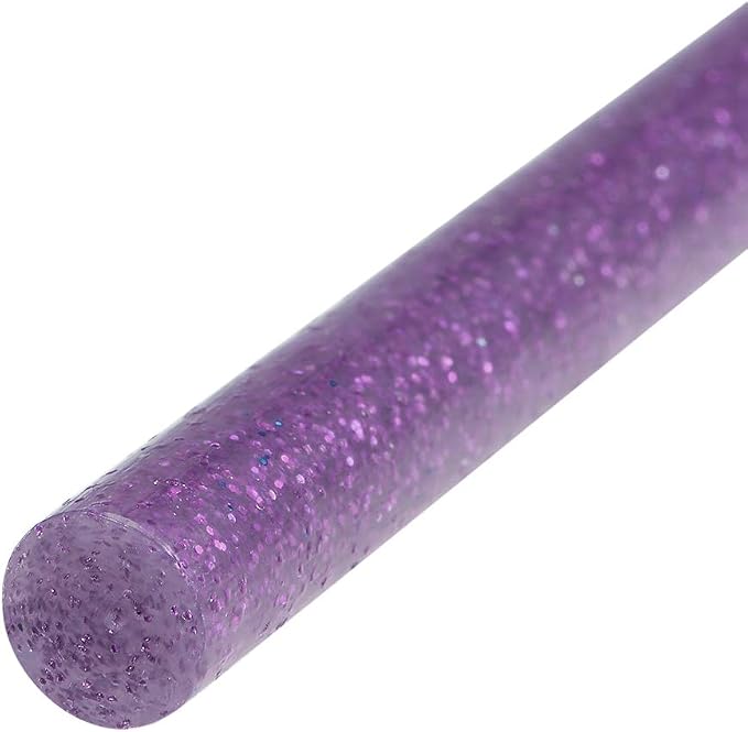 uxcell Mini Hot Glue Sticks for Glue Gun 0.27-inch x 4-inch Purple Glitter 10pcs - Image 3