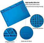 Kaisi S-140 Magnetic Insulation Silicone Soldering Mat, Heat Resistant Work Mat - Image 3
