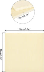 MECCANIXITY 10pcs Basswood Sheet 4 x 4 x 5/16 Inch Unfinished Wood Boards - Image 2