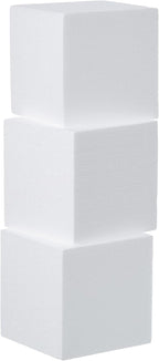Crafare 3 Pack Craft Foam Blocks 5x5x5 Inch Polystyrene Square Foam Cubes - Image 6