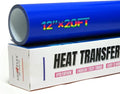 PU Heat Transfer Vinyl 12"×20ft Roll Royal Blue – HTV by GIO-FLEXHTVFashionMask