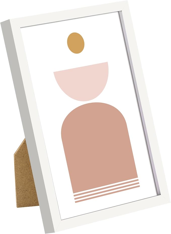 upsimples 4x6 Picture Frame Set of 3, Made of High Definition Glass - Image 2