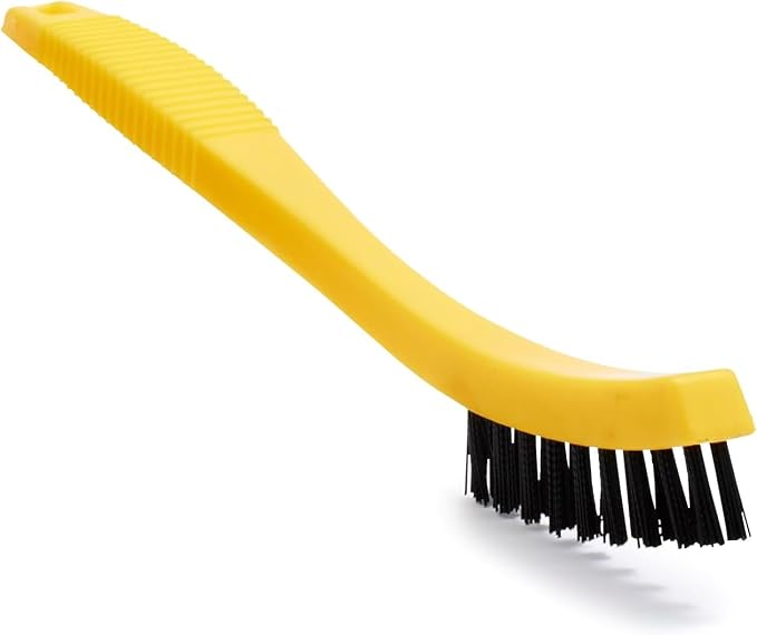 Rubbermaid Commercial Products 8.5" Tile and Grout Scrub Brush, Plastic Bristles by RubbermaidCommercialProducts