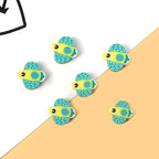 100pcs Mixed Tropical Fish Polymer Clay Spacer Beads - Image 6