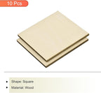 MECCANIXITY 10pcs Basswood Sheet 4 x 4 x 3/16 Inch Unfinished Wood Boards - Image 3