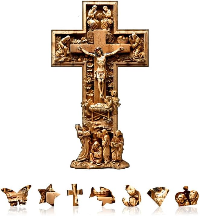 Jigfoxy Wooden Puzzles for Adults, Eternal Grace Wood Puzzles Adult, Unique by Jigfoxy