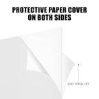 8-Pack Plastic Sheet, 8.3 x 11.7 Inch 0.02 Inch Thick Transparent Clear - Image 3