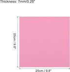MECCANIXITY EVA Foam Sheets Pink 9.8 Inch x 9.8 Inch 7mm Thick Crafts Foam - Image 2