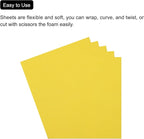 MECCANIXITY EVA Foam Sheets Lemon Yellow 19.7 Inch x 19.3 Inch 1mm Thick Crafts - Image 4