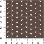 Patchwork Fabric Panel 100x155 cm, 100% Cotton Satin, 6 Coordinated Heart & Dot - Image 6