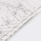Quilting Ruler Set, 45 Degrees | 60 Degrees Ruler | Sewing Crafts Accessories - Image 8